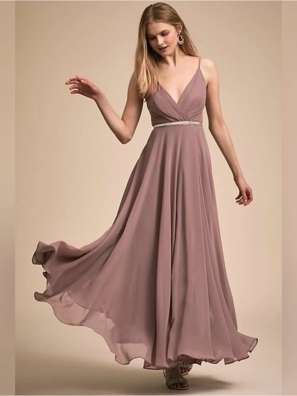BHLDN Eva Maxi Gown FOG Dress
